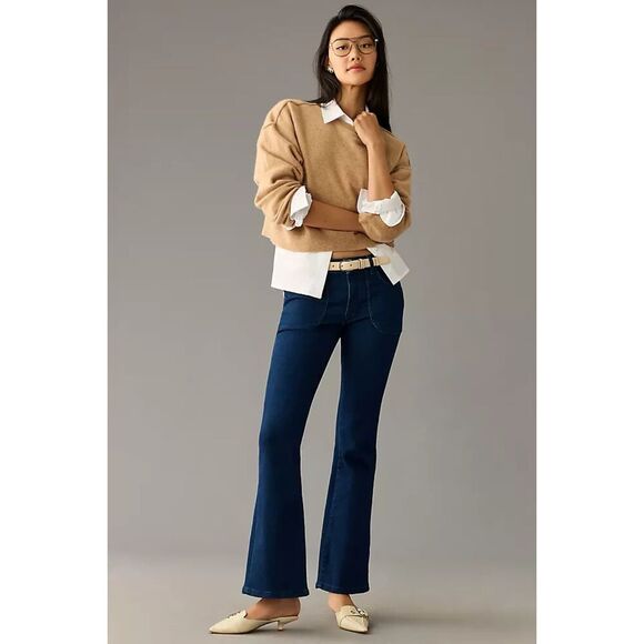 Anthropologie Denim - Pilcro Women Size 30P The Icon Flare Denim Jeans Casual Western Retro Festival